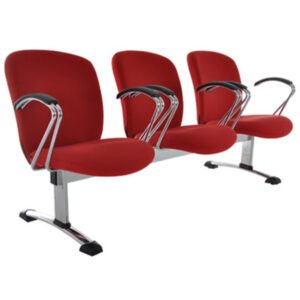 Cadeira Executiva Linha Lombar Azul Vermelho