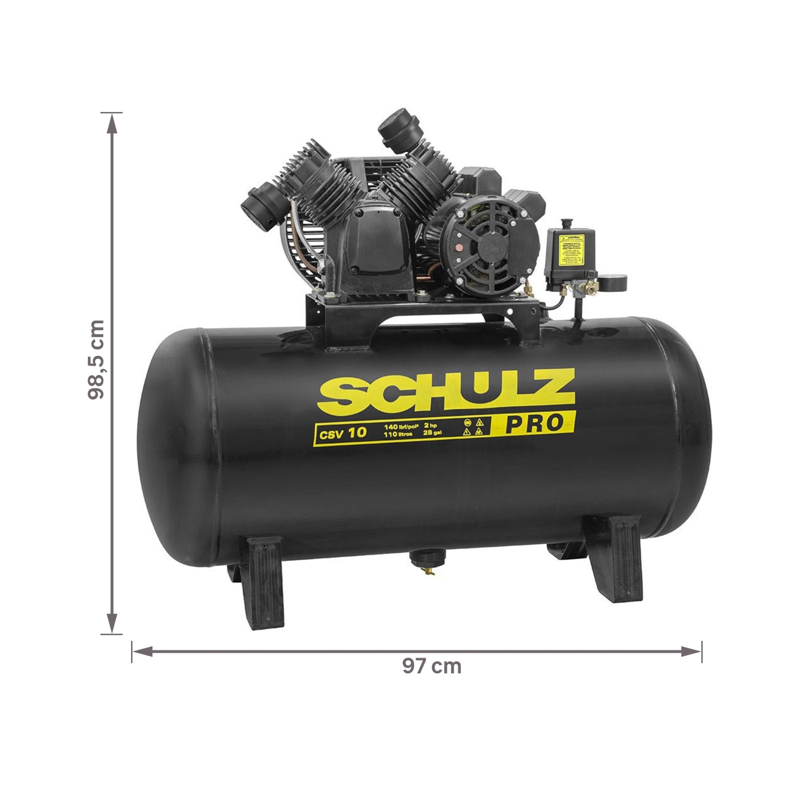 Compressor de Ar Schulz CSV 10/100 Pro - Imagem 4