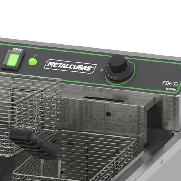 Fritadeira Elétrica Metalcubas 15L - Imagem 2