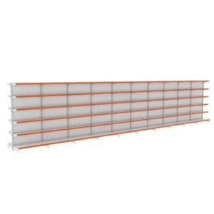 Kit 10 Módulos De Gôndolas Centro 2,02 Fit40