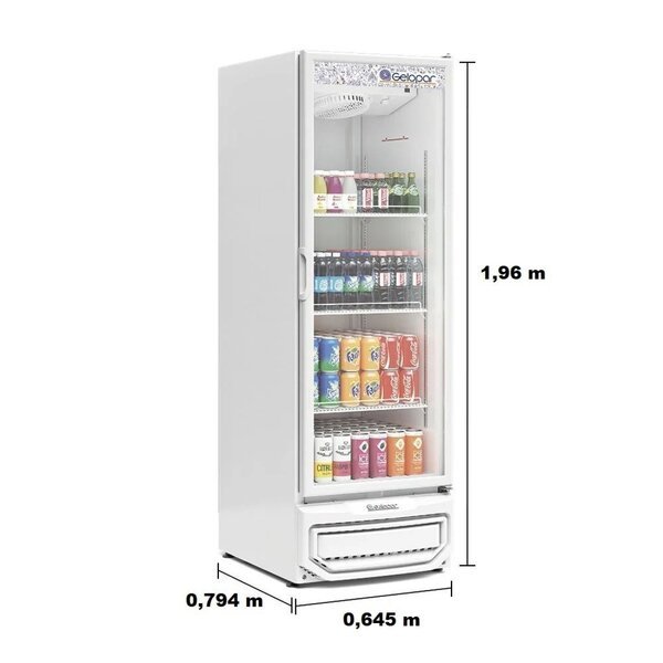 Refrigerador Vertical Gelopar 570 Litros - Imagem 3