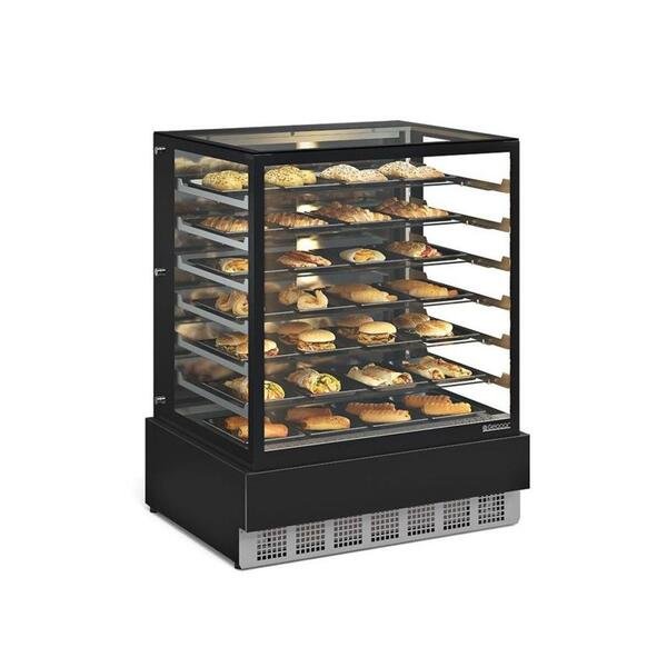 Vitrine Estufa Para Salgados 100cm Preto - Imagem 3